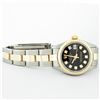Image 4 : Rolex Ladies 26 Black Diamond Oyster Perpetual Datejust Polished Serviced