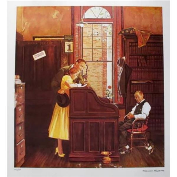 Norman Rockwell "Marriage Contract"