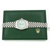 Image 4 : Rolex Mens Stainless Steel Ice Blue Diamond Oyster Perpetual 36MM Datejust Wrist