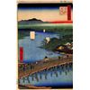 Image 1 : Hiroshige  - Senju Great Bridge