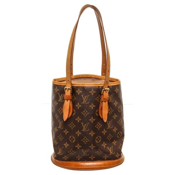 Louis Vuitton Brown Monogram PM Bucket Bag