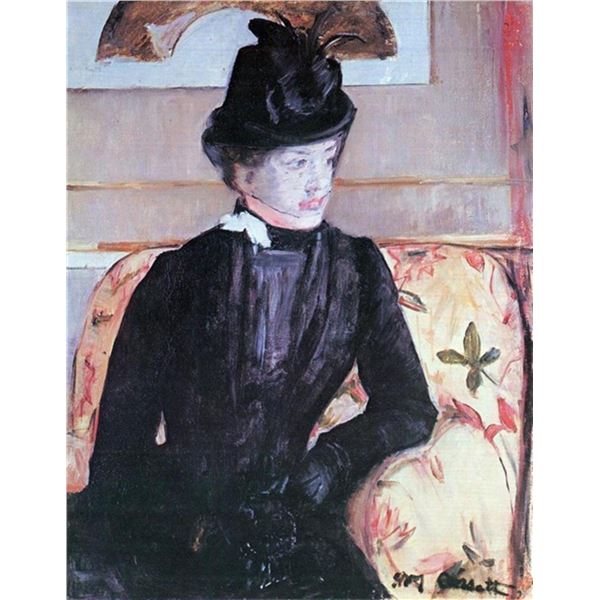 Mary Cassatt - Young Woman In Black