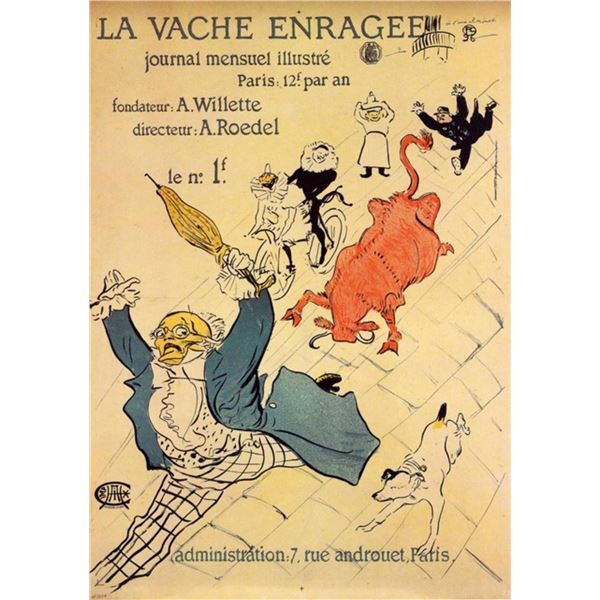 Toulouse-Lautrec - La Vache Enragee