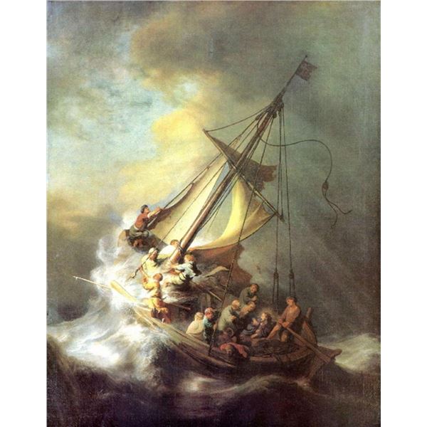 Rembrandt - Christ in the Storm on the Lake of Galilea