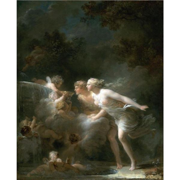 Jean-Honorï¿½ Fragonard - The Fountain of Love