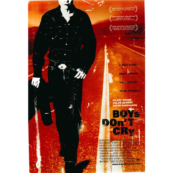 Boys Don't Cry 1999 original one sheet poster