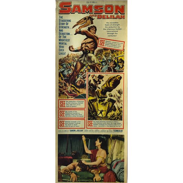 Samson & Delilah insert card