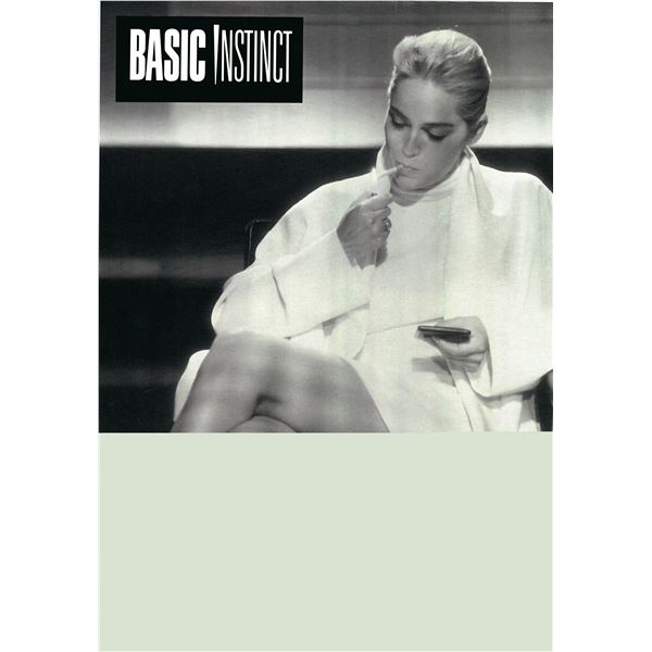 Basic Instinct 1992 original one sheet poster