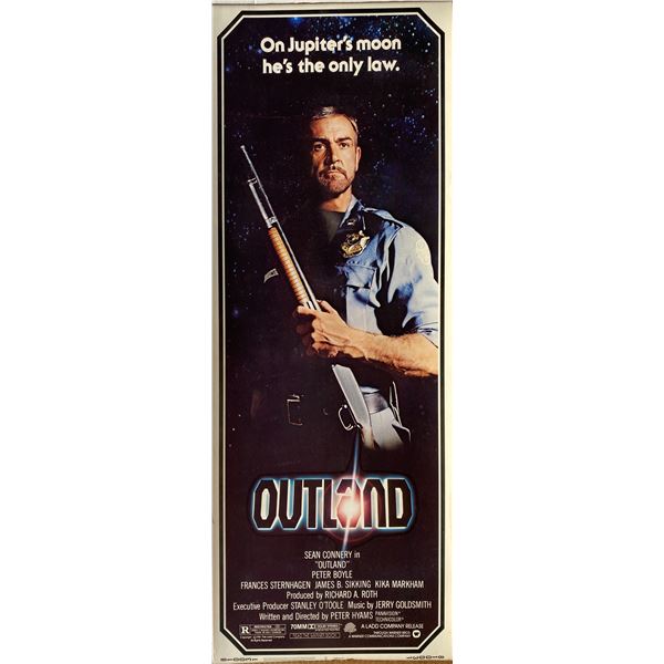Outland 1981 original vintage insert card