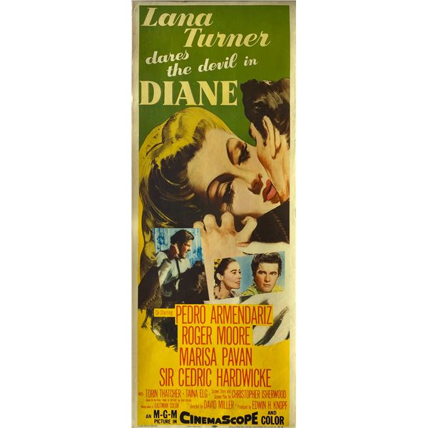 Diane 1956 original vintage insert card
