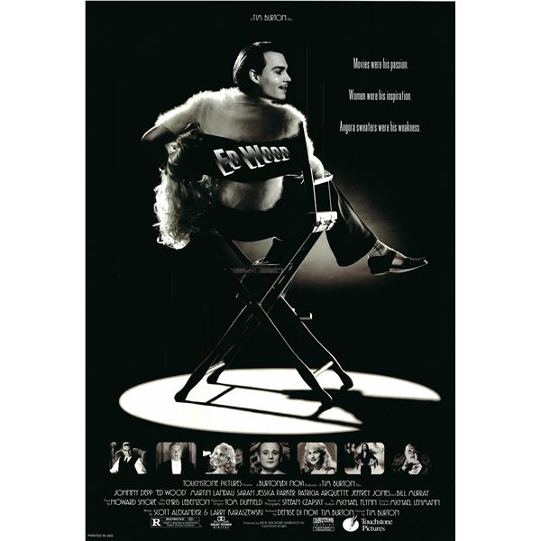 Ed Wood 1994 original one sheet poster