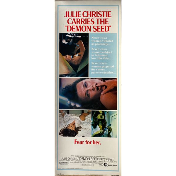 Demon Seed 1977 original vintage insert card