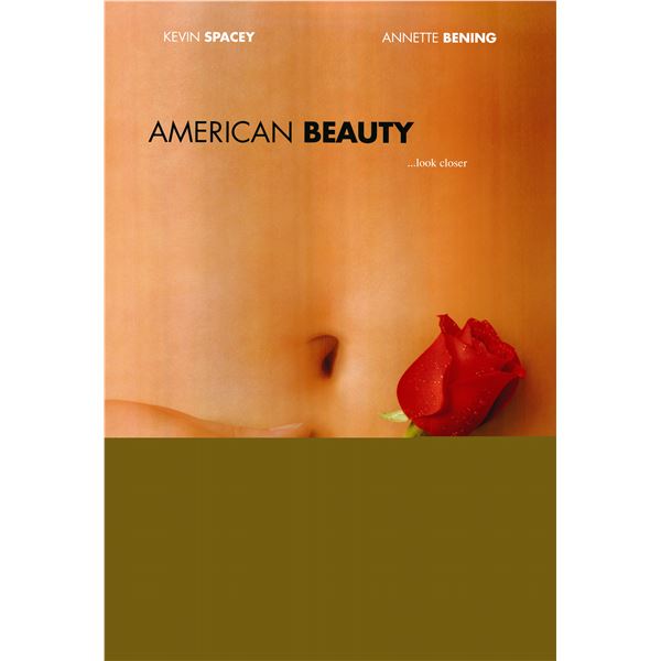 American Beauty 1999 original one sheet poster