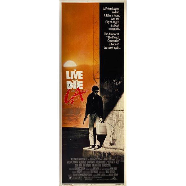 To Live and Die in L.A. 1985 original vintage insert card
