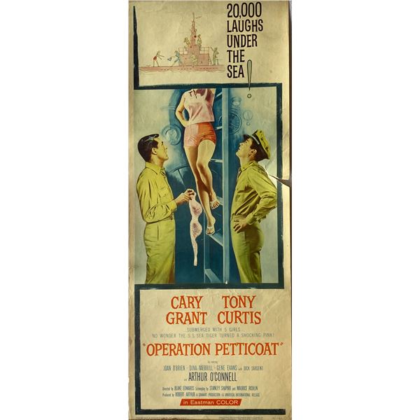 Operation Petticoat 1959 original vintage insert card