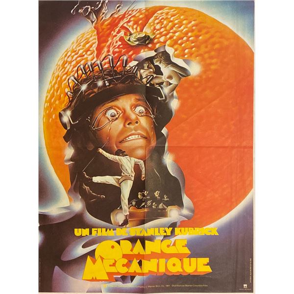Clockwork Orange 1982 original vintage french one sheet