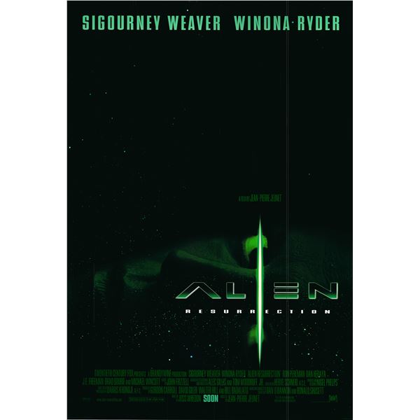 Alien Resurrection 1997 original one sheet poster