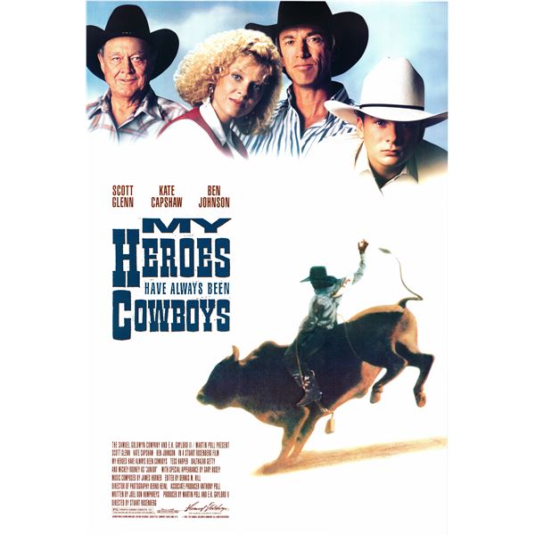 My Heroes Have Always Been Cowboys 1991 original one sheet poster