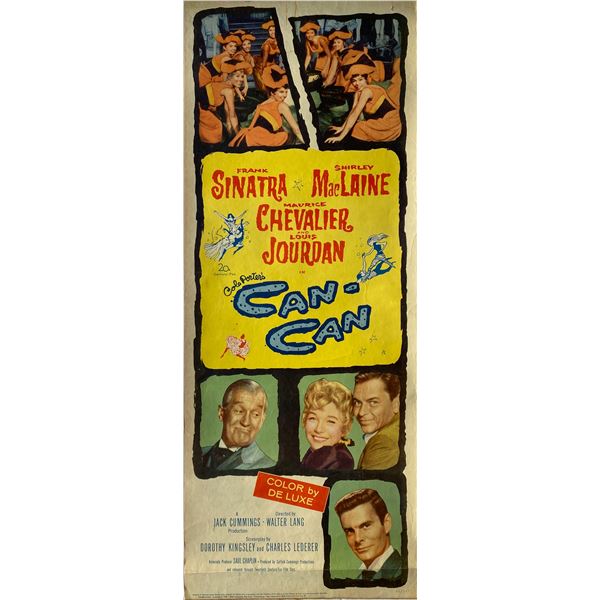 Can-Can 1960 original vintage insert card