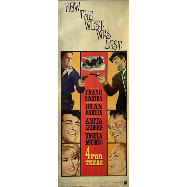 4 for Texas 1964 original vintage insert card