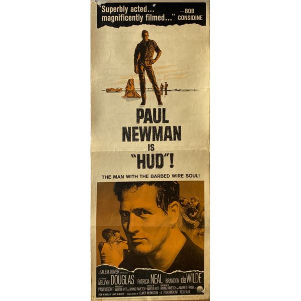 Hud 1963 original vintage insert card