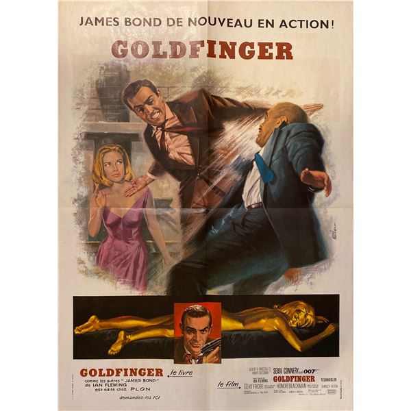 Goldfinger 1980 original vintage insert card