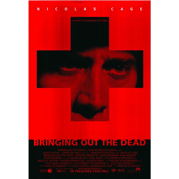 Bringing Out the Dead 1999 original one sheet poster