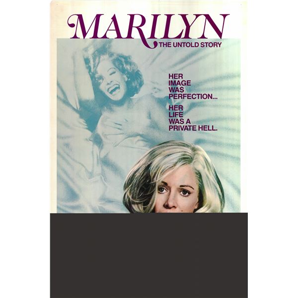 Marilyn: The Untold Story 1981 original vintage one sheet poster