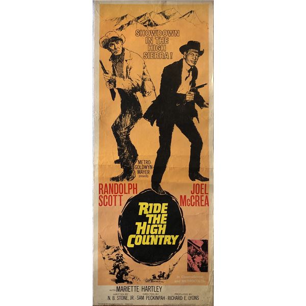 Ride The High Country insert card