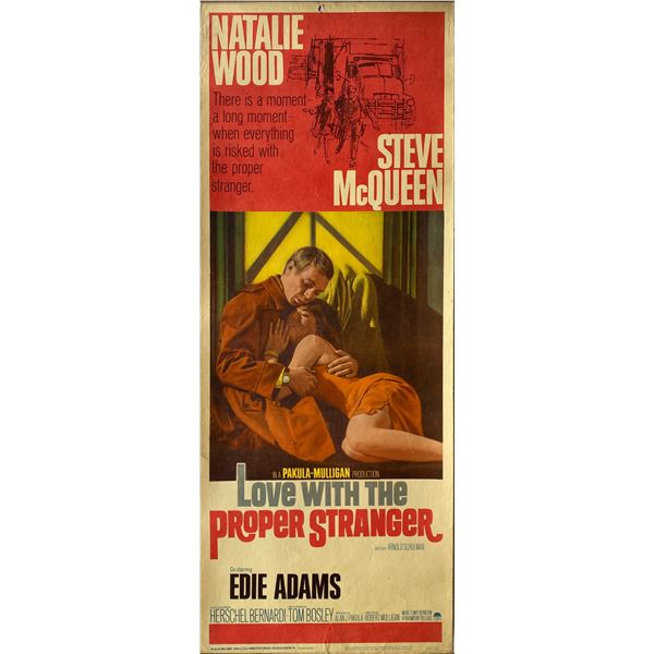Love With the Proper Stranger 1964 original vintage insert card