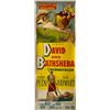 Image 1 : David and Bathsheba 1951 original vintage insert card