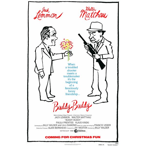 Buddy Buddy 1981 original vintage one sheet poster