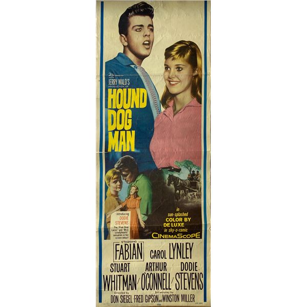 Hound Dog Man 1959 original vintage insert card