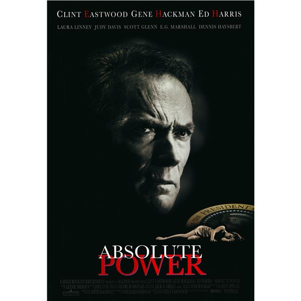 Absolute Power 1997 original one sheet poster