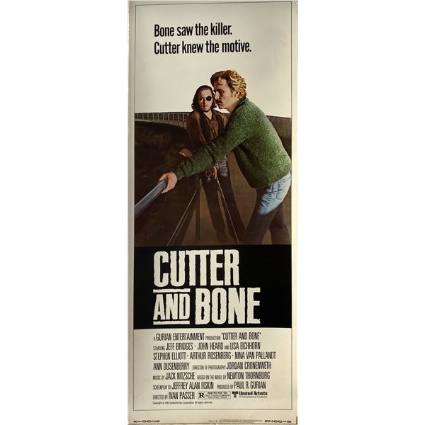 Cutter and Bone 1981 original vintage insert card