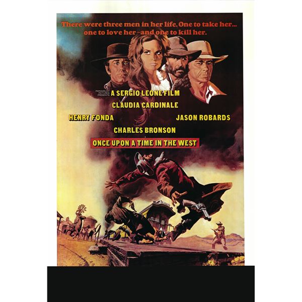 Once Upon a Time in the West 1968 original vintage one sheet poster