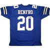 Image 1 : Dallas Cowboys Mel Renfro Autographed Blue Jersey "HOF 96" (Beckett Witnessed)