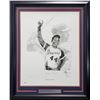 Image 1 : HANK AARON SIGNED LIMITED EDITION PRINT DISPLAY ( PSA LOA)