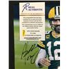 Image 2 : AARON RODGERS SIGNED 8X10 PHOTO (R.A COA)