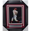 Image 1 : PETE ROSE SIGNED 16 X 20 FRAMED DISPLAY ( BECKETT COA)