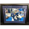Image 1 : DAX PRESCOTT SIGNED DALLAS COWBOYS 8 X 10 FRAMED PICTURE ( RA COA)