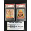 Image 1 : 1933 INDIAN GUM GRADED CARDS LOT (VG-EX 4)