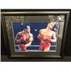 Image 1 : SYLVESTER STALLONE & DOLPH LUNDGREN SIGNED FRAMED 8X10 PHOTO (RA COA)