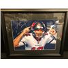 Image 1 : TOM BRADY SIGNED FRAMED 8X10 PHOTO (RA COA)