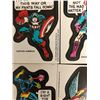 Image 2 : 1976 TOPPS MARVEL SUPER HEROES STICKER LOT