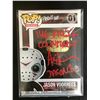 Image 1 : ARI LEHMAN SIGNED "FRIDAY the 13th" FUNKO POP! "136 KILLS & COUNTING!" & "JASON 1" (BECKETT COA)