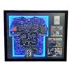 Image 2 : FERNANDO TATIS JR SIGNED JERSEY W/LED FRAME AND PSA 9 RC DISPLAY ( PSA COA)