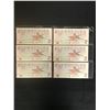 Image 2 : 1986 CANADA $2 BANK NOTES (X6)