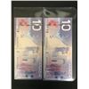 Image 2 : 2006 Canada $10 Dollar Bank Notes (X2)