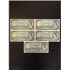 Image 2 : 1967 Canada $1 Dollar Bank Notes (X5)
